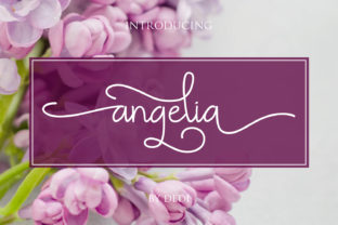 Angelia: A Handwritten Font for Editorial Elegance