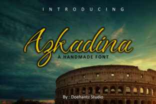 Azkadina: A Premium Script Font for Campaigns