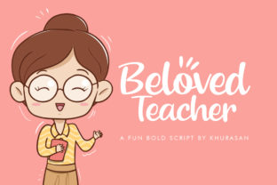 Beloved Teacher: A Handwritten Font for Small Business