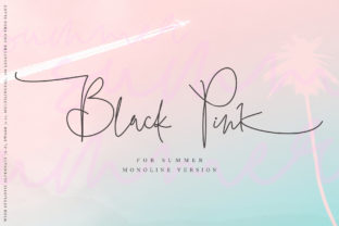Black Pink Summer: A Standout Script Font for Branding