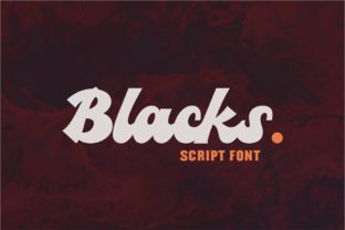 Blacks: A Bold Handwritten Font for Campaigns