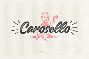 Carosello: A Vintage Script Font for Editorial Design