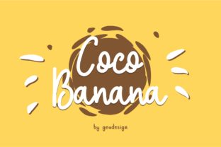 Coco Banana: A Fresh Handwritten Font for Campaigns