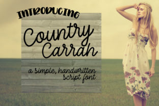 Country Carrah: A Country Feel Script Font Review