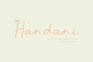 Handani: A Handwritten Font for Modern Web Design