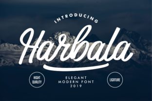 Harbala: A Bold Handwritten Font for Makers