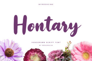 Hontary: A Charming Handwritten Font for Web Design