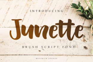 Junette: A Classy Brush Script Font for Editorial Design