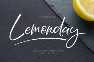 Lemonday: A Handwritten Font for Modern Web Design