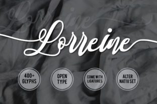 Lorreine: A Playful Handwritten Font for Branding