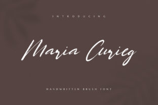 Maria Curieg: A Natural Handwritten Brush Font Review
