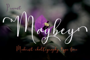 Maybey: A Handwritten Font for Authentic Editorial Design