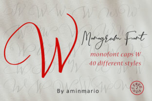 Monogram W Monofont Caps W: The Campaign Font You Need