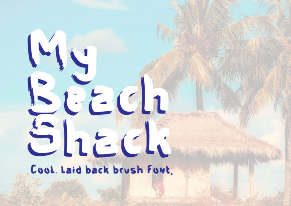 My Beach Shack: A Relaxed Script Font for Editorial Design