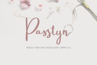 Passtyn Duo: A Stylish Script Font for Campaigns