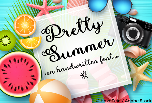 Pretty Summer: A Feminine Script Font for Web Design