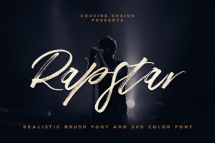 Rapstar: A Bold Handwritten Font for Editorial Design