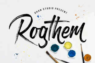 Rogthem: A Bold Brush Font for Your Brand