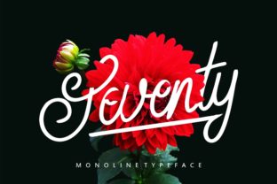 Seventy: A Bold Monoline Script Font for Branding
