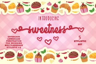 Sweetness: A Handwritten Font for Small Business Branding
