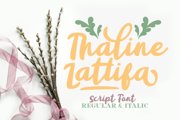 Thaline Lattifa: The Script Font for Campaign Impact