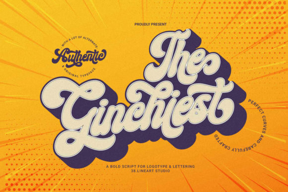 The Ginchiest: A Retro Handwritten Font for Web Design